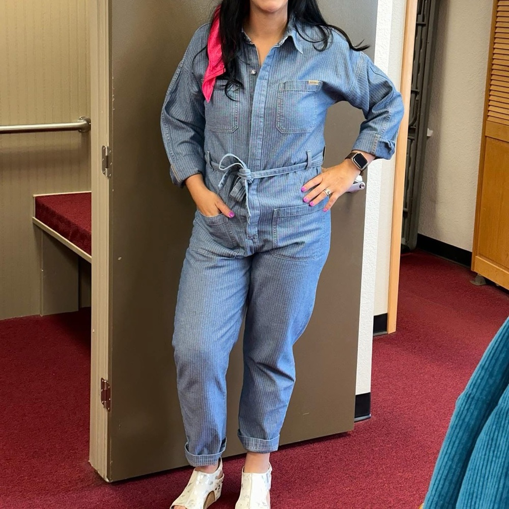 Ariat Women's Blue Denim Overalls